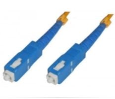 MicroConnect - Nätverkskabel - SC/UPC enkelläge (hane) till SC/UPC enkelläge (hane) - 5 m - 5 m - fiberoptisk - 9 / 125 mikrometer - halogenfri - gul