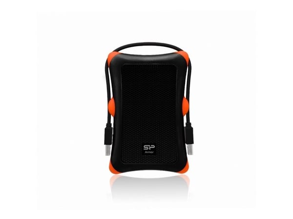 SILICON POWER Armor A30 - Harddisk - 2 TB - ekstern (bærbar) - 2.5" - USB 3.0 - svart