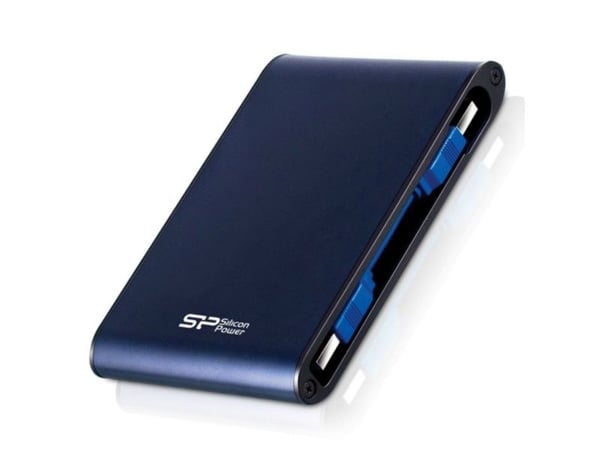 SILICON POWER Armor A80 - Harddisk - 2 TB - ekstern (bærbar) - 2.5" - USB 3.0 - blå