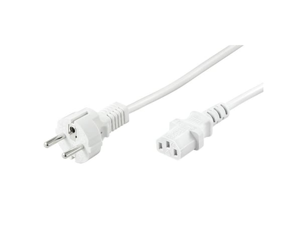 Goobay 96039, 2 m, Strömkontakt typ F, C13 coupler, H05VV-F3G, 250 V