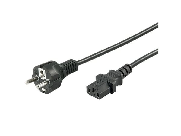 Goobay CEE 7/7 - C 13, 3 m, CEE7/7, C13-kontakt