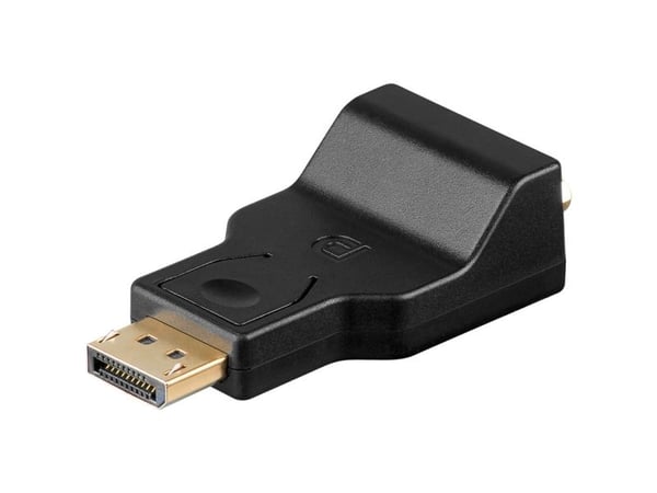Goobay 63489, DisplayPort, VGA, Sort