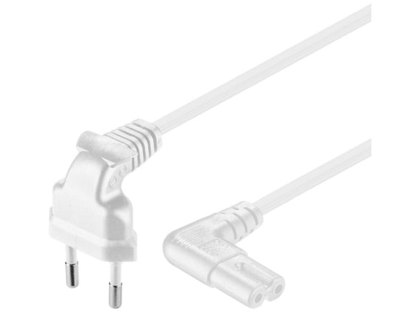 Goobay Euro-kontakt/C7, 5 m, 5 m, CEE7/16, C7-kontakt, 250 V, 2,5 A