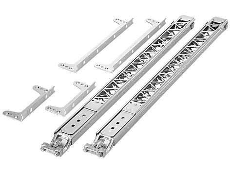 HPE X450 4U/7U Universal - Rack-monteringssett - for HPE Aruba 5406R, 5406R zl2, 5412R, 5412R zl2