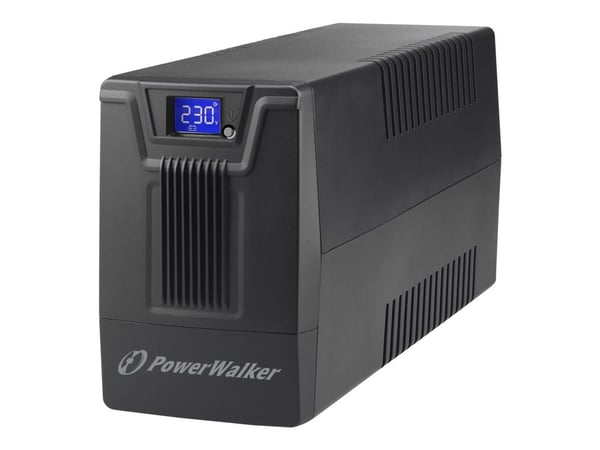 PowerWalker VI 600 SCL - UPS - AC 162 - 290 V - 360 Watt - 600 VA 7 At - USB - lähtöliittimet: 2