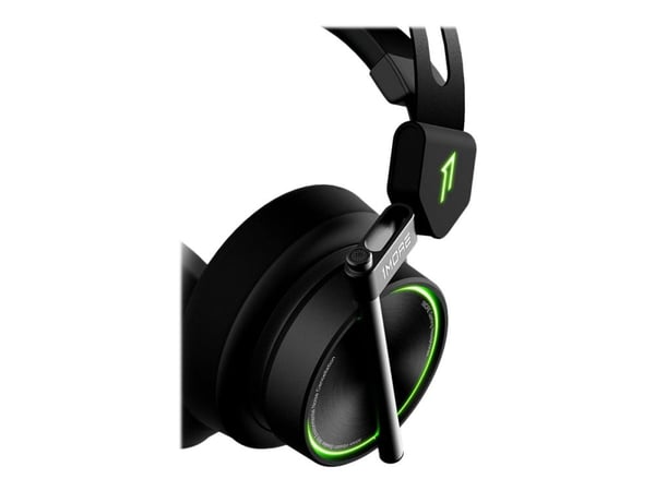 1More Spearhead VR GAMING - Hodetelefoner med mikrofon - 7,1-kanals - full størrelse - kablet - aktiv støydemping - USB, 3,5 mm jakk