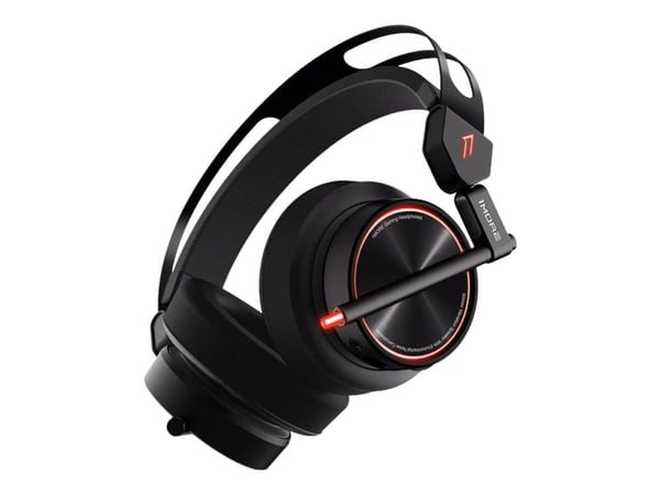 1More Spearhead VR GAMING - Hodetelefoner med mikrofon - 7,1-kanals - full størrelse - kablet - aktiv støydemping - USB, 3,5 mm jakk
