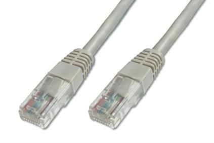 DIGITUS Ecoline - Patchkabel - RJ-45 (han) til RJ-45 (han) - 20 m - UTP - CAT 5e - booted - grå