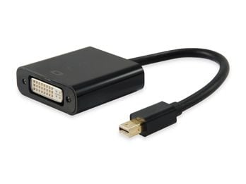 Equip 133433, Mini DisplayPort 1.2, DVI 1.1, Hvid