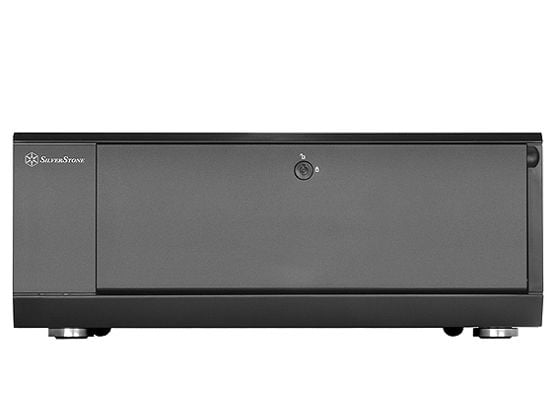 SilverStone Grandia GD10 - Tower - ATX - ingen strømforsyning (ATX / PS/2) - svart - USB/lyd