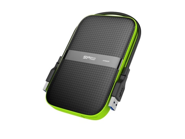 SILICON POWER Armor A60 - Harddisk - 1 TB - ekstern (bærbar) - 2.5" - USB 3.0 - svart