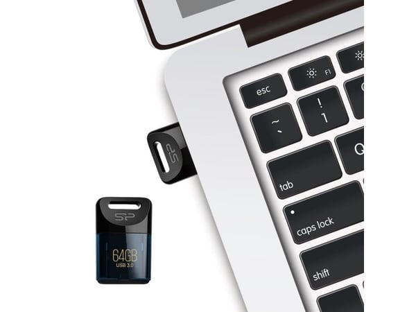 SILICON POWER Jewel J06 - USB-flashstasjon - 64 GB - USB 3.0 - mørk blå