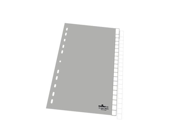 Durable 6443-10, Grå, Poträtt, A4, 215 mm, 297 mm, 20 styck