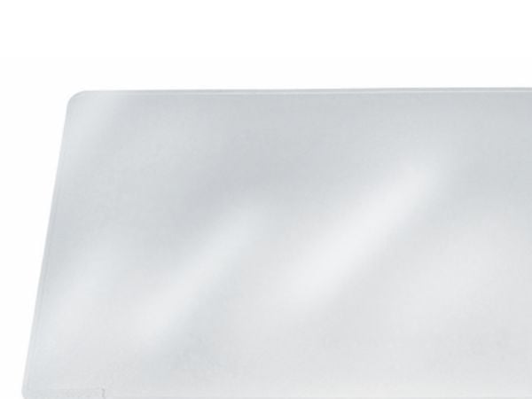 Skrivunderlag, 50 x 65 cm, icke-reflekterande klar PVC-plast
