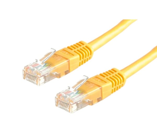 VALUE UTP Patch Cord Cat.6, yellow 1.0m, U/UTP (UTP), Gult