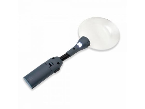 Carson HelpingHands Magnifier, AA, 149,9 mm, 144,8 mm, 203,2 mm, 235 g, Grå, Gjennomsiktig
