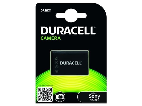 Duracell DRSBX1 - Batteri - Li-Ion - 950 mAh - for Sony ZV-1, ZV-1F; Cyber-shot DSC-HX95, HX99, RX100, WX700; VLOGCAM ZV-1A, 1G