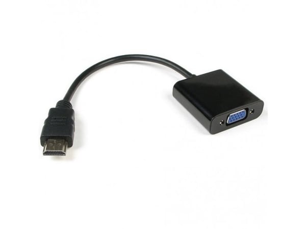 Techly IDATA-HDMI-VGA2A, 0,15 m, HDMI, VGA+3,5 mm, manlig kontakt, kvinnlig kontakt, 1920 x 1200 pixel