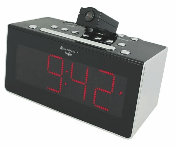 Soundmaster FUR6005, Kello, FM, PLL, LED, 4,57 cm (1.8"), Musta, Aika