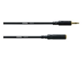 Cordial CFS 3 WY, 3,5 mm, uros, 3,5 mm, naaras, 3 m, musta