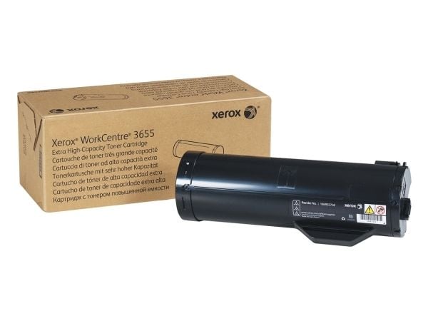 Xerox WorkCentre 3655 - Extra High Capacity - svart - original - tonerpatron - for WorkCentre 3655