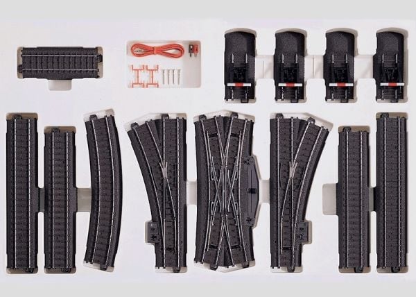 H0 Märklin C (incl. track bed) 24905 Expansion set C5