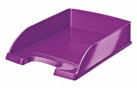 Leitz WOW - Brevbakke - for A4 (210 x 297 mm) - metallisk purpur