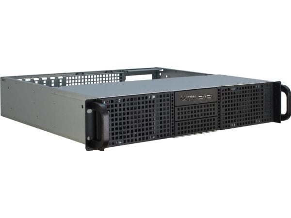 Inter-Tech IPC 2U-20240 - Rackmonterbar 2U - ATX - ingen strømforsyning - USB
