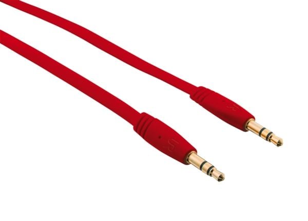 Kabel Trust Jack 3,5 mm - Jack 3,5 mm 1 m rød (KABKATRULAUD0003)