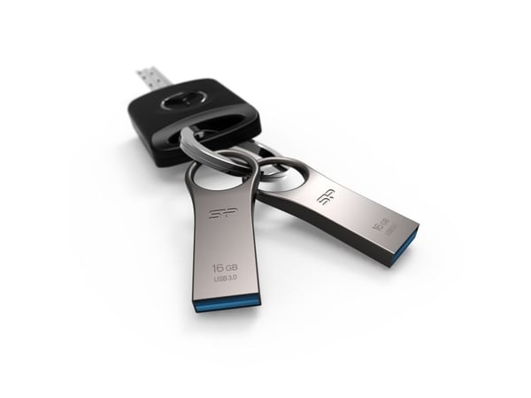 SILICON POWER Jewel J80 - USB-flashstasjon - 16 GB - USB 3.0 - titan