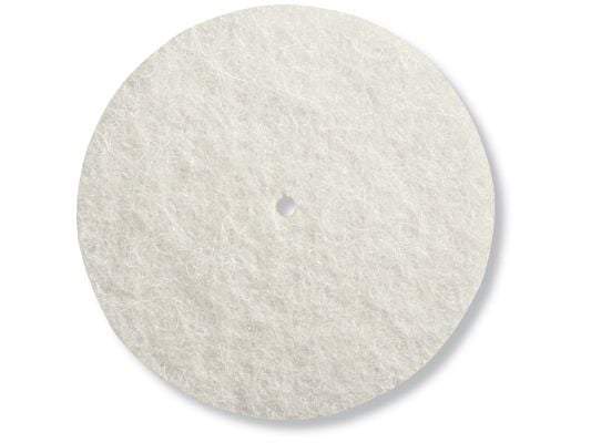 Dremel 429, Poleringssvamp, 3,2 mm, 2,6 cm, Hvit, Felt