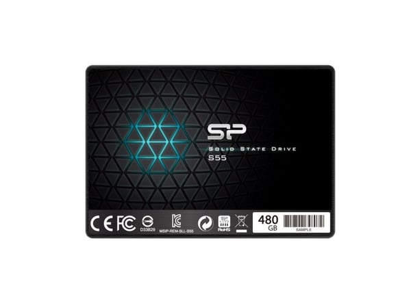 SILICON POWER Slim S55 - SSD - 480 GB - intern - 2.5" - SATA 6Gb/s