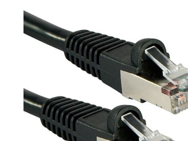 Lindy 47179, 2 m, Cat6a, S/FTP (S-STP), RJ-45, RJ-45, Sort