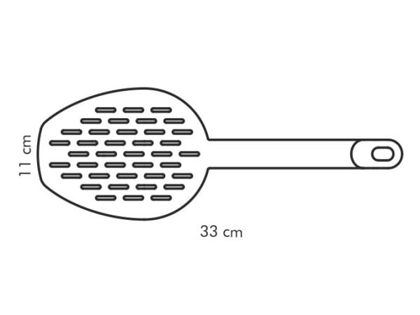 Tescoma 638001, Sort, Nylon, Nylon, Hengering, 210 °C, 330 mm