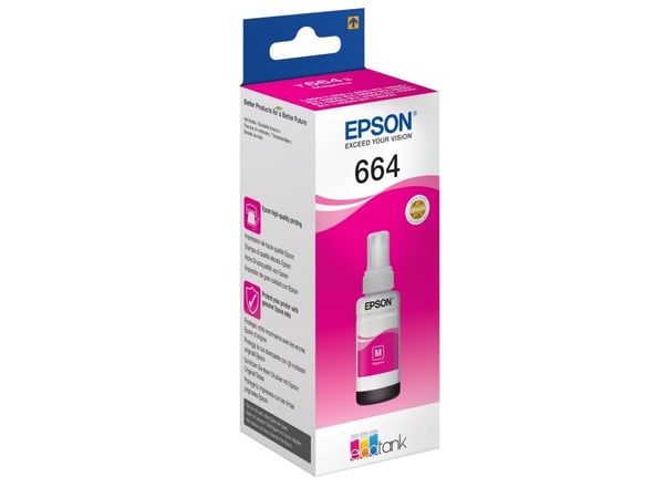 Blekkpatron EPSON T6643 C13T66434010, 6500 sider, magenta