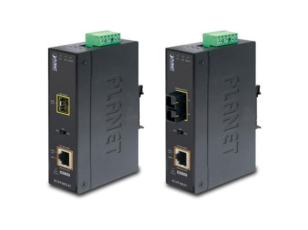 PLANET IGTP-805AT - Fibermedieomformer - 1GbE - 10Base-T, 1000Base-LX, 1000Base-SX, 100Base-TX, 1000Base-T - SFP (mini-GBIC) / RJ-45