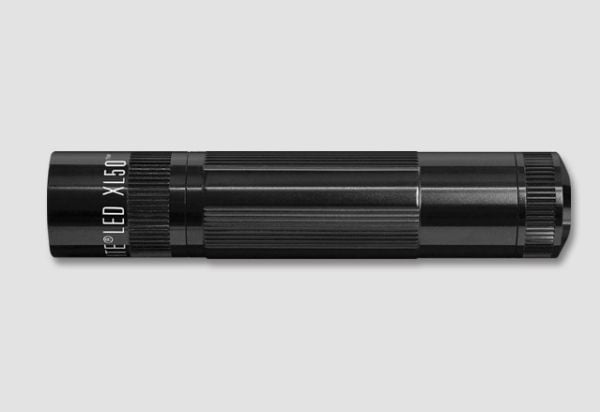 Maglite XL50, otsapannan taskulamppu, musta, painikkeet, 1 m, IPX4, LED