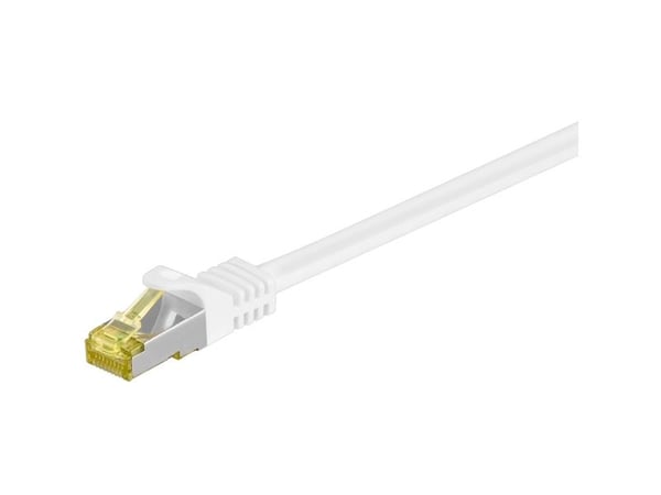 Goobay 91098, 15 m, Cat7, S/FTP (S-STP), RJ-45, RJ-45, Hvit