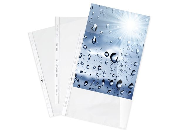 Durable 2676-19, 210 x 297 mm (A4), Läpinäkyvä, Polypropeeni (PP), Muotokuva, Yläreuna, 100 kpl
