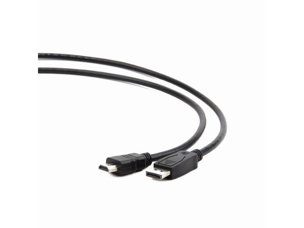 Cablexpert CC-DP-HDMI-3M - Adapterkabel - DisplayPort hann til HDMI hann - 3 m - skjermet