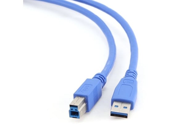Gembird USB 3.0 A - USB 3.0 B, 0.5m, 0,5 m, USB A, USB B, USB 3.2 Gen 1 (3.1 Gen 1), Uros/uros, Sininen