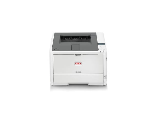 OKI B432dn - Skriver - S/H - Dupleks - LED - A4/Legal - 1200 x 1200 dpi - inntil 40 spm - kapasitet: 350 ark - USB 2.0, Gigabit LAN
