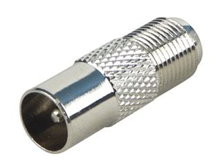 Schwaiger UEST9330 531, IEC, F, urosliitin, naarasliitin, hopea, metallia Schwaiger UEST9330 531, IEC, F, urosliitin, naarasliitin, hopea, metallia