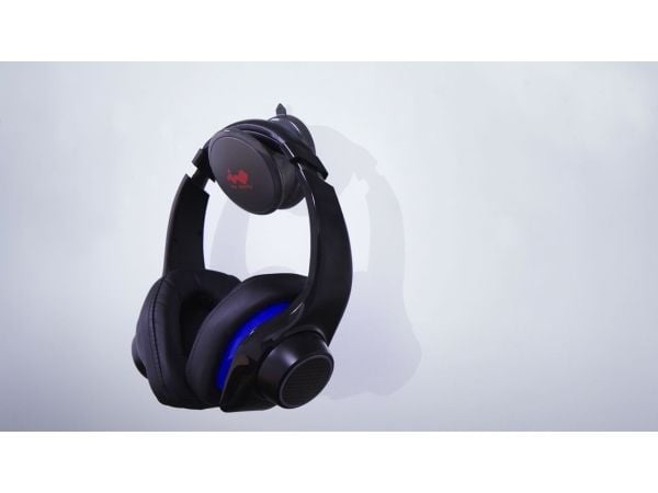 In Win iEar, Hodetelefoner, Hodesett, Passiv holder, Innendørs, Svart, Rød