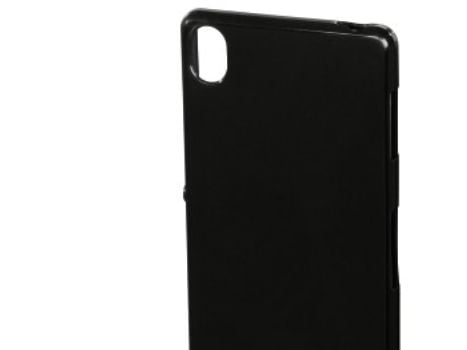 Hama "Crystal" - Baksidedeksel for mobiltelefon - termoplast-polyuretan (TPU) - svart - for Sony XPERIA Z3