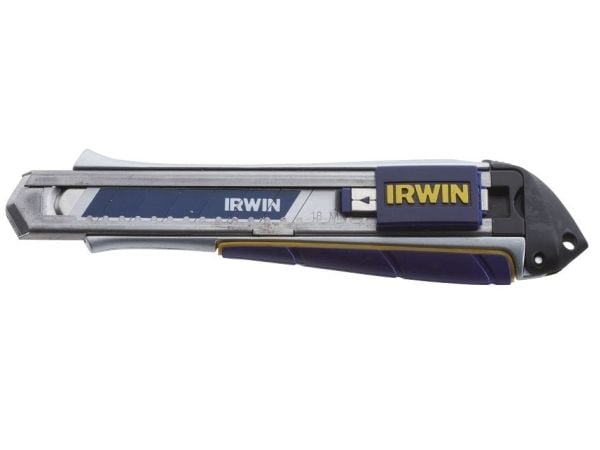 IRWIN ProTouch 18mm knæk-af knivmed skruelås og magasinfor ekstra blade (IRWIN ProTouch 18mm) IRWIN ProTouch 18mm knæk-af knivmed skruelås og magasinfor ekstra blade (IRWIN ProTouch 18mm)
