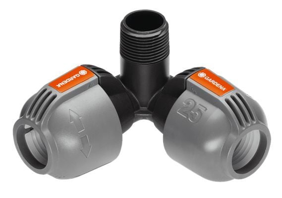 Gardena HJØRNESTYKKE 25 mm x 3/4" udvendigt gevind gevind