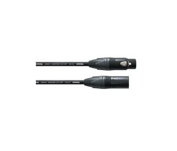 Cordial PEAK CPM 5 FM, XLR (3-nastainen), uros, XLR (3-nastainen), naaras, 5 m, musta Cordial PEAK CPM 5 FM, XLR (3-nastainen), uros, XLR (3-nastainen), naaras, 5 m, musta