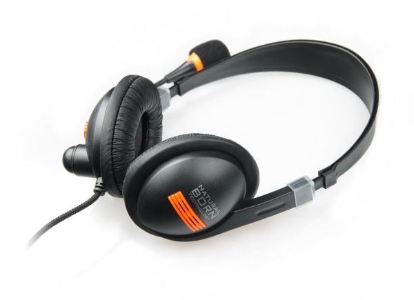 NATEC Drone, Koblet med ledninger (ikke trådløs), 50 - 30000 Hz, Samtaler/musikk, Hodesett, Sort, Oransje