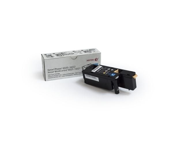 Xerox WorkCentre 6027 - Cyan - original - tonerpatron - for Phaser 6020V_BI, 6022/NI, 6022V_NI; WorkCentre 6025V_BI, 6027/NI, 6027V_NI